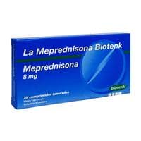 LA MEPREDNISONA 8MG. X 20 COMP