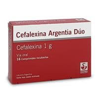 CEFALEXINA ARG.DUO 1G. X 16
